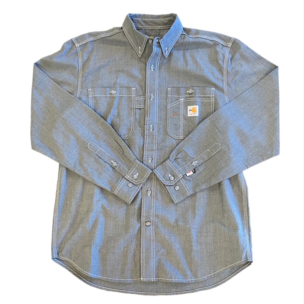 NWOT Carhartt Force Flame Resistant Loose Fit Lightweight Button Front Shirt